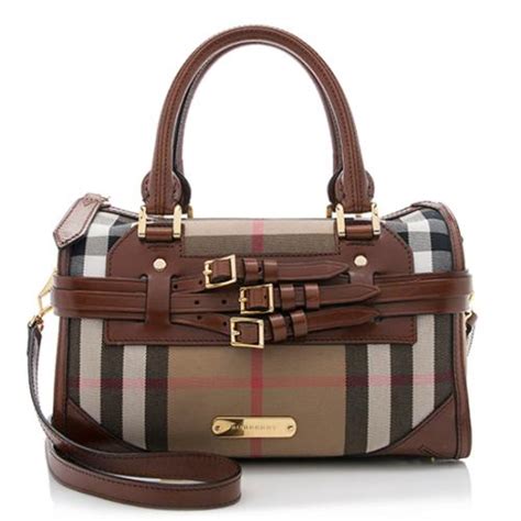 burberry bridle bowling bag|Burberry medium check bowling bag.